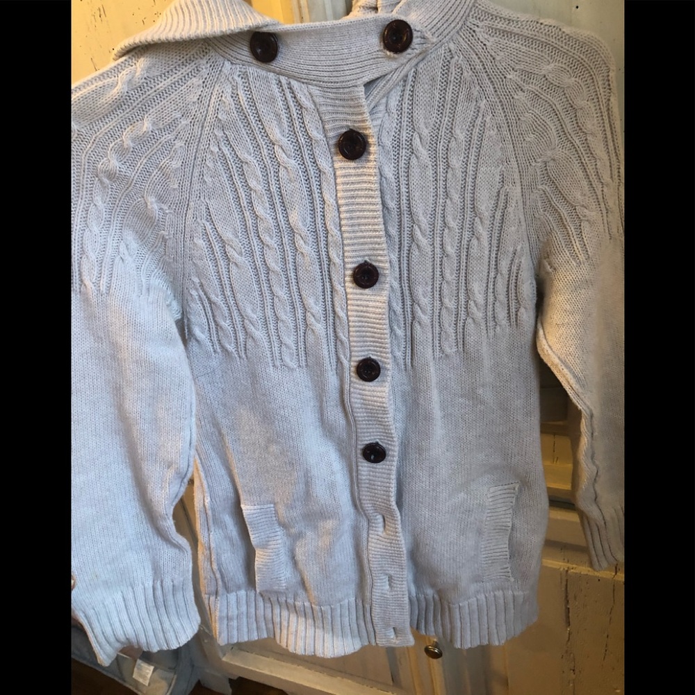 American Eagle button sweater